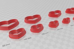 Heart 8 Clay Cutter - Cookie Cutter STL File Product Image 3