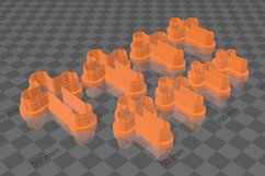 Clay Cutter STL File Cross 1- Christian Earring Digital File Product Image 3