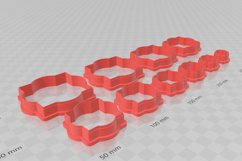 Clay Cutter STL File Moroccan Quatrefoil- Earring Digital Fi Product Image 3