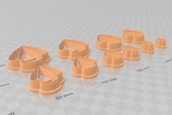 1920s Fan 4 Clay Cutter - Cookie Cutter STL File Product Image 4