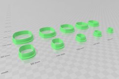 Curved Rectangle Clay Cutter - STL Digital File Download- 10 Product Image 3