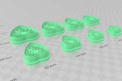 Eye Planchette with Hole 1 Earring Clay Cutter - Cookie Cutt Product Image 3