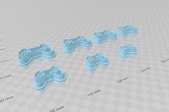 Game Controller 2 Clay Cutter - Retro Gamer STL Digital File Product Image 3
