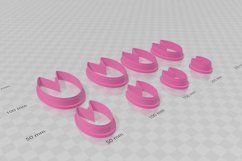 Clay Cutter STL File - Oval Cutout Product Image 3