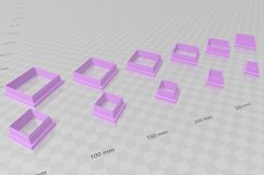 Diamond 1 Earring Clay Cutter - Cookie Cutter Stl Product Image 3