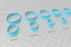 Organic Shape 1 Clay Cutter - Cookie Cutter STL File Product Image 3