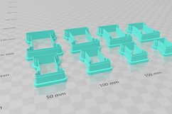 Column 7 Clay Cutter - Cookie Cutter STL File Product Image 3