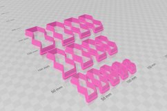 Wave Bar 2 Clay Cutter - Cookie Cutter STL File Product Image 3