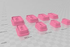 Triple Moon 3 Clay Cutter - Cookie Cutter STL File Product Image 3