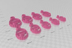 Earring Combo 1 Clay Cutter - STL Digital File Download- 9 s Product Image 3