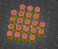 Numbers Symbols Font 2 Stamp Stl Files - STL Digital File Product Image 4
