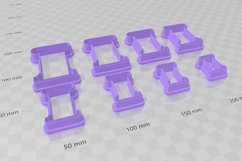 Column 5 Clay Cutter - Cookie Cutter STL File Product Image 3