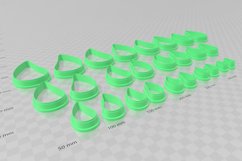 Dagger Drop 6 Clay Cutter - Cookie Cutter STL File Product Image 3