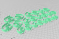 Organic Whirl 1 Clay Cutter Earring -Cookie Cutter Product Image 3
