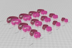 Clay Cutter STL File - Flower Leaf 1 Combo - Earring Digital Product Image 3