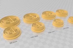 Clay Cutter STL File - Pentagram 3 Clay Cutter Earring -C Product Image 3