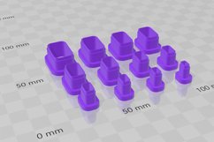 21 Designs Basic Shapes Stud Micro Clay Cutter - Cookie Cutt Product Image 20