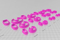 2 Part Boho Combo 1 Clay Cutter - Cookie Cutter STL Product Image 3