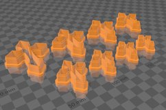 Clay Cutter STL File Cross 4- Christian Earring Digital File Product Image 3