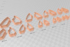 Abstract Face 1 Clay Cutter - Cookie Cutter STL File Product Image 3