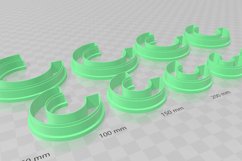 1cm Wide Circle Hoop Clay Cutter Earring -Cookie Cutter Product Image 3