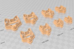 Fox Head 2 Clay Cutter - Animal STL Digital File Download- 8 Product Image 3