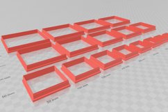 Square 1 Clay Cutter - Cookie Cutter STL File Product Image 3