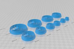 Clay Cutter STL File volley ball - Earring Digital File Down Product Image 3