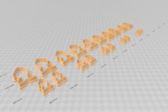 Fish 1 Clay Cutter - STL Digital File Download- 10 sizes and Product Image 3