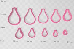 5 Design Vase Bundle Clay Cutter - Cookie Cutter STL File Product Image 4