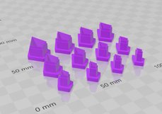 13 Designs Basic Shapes Stud Micro Clay Cutter - Cookie Cutt Product Image 5