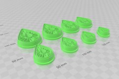 Clay Cutter STL File Decorative Teardrop 2 Product Image 3