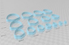 Shield 3 Clay Cutter Earring -Cookie Cutter Product Image 3