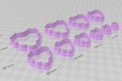 Clay Cutter STL File Frill Drop 3- Earring Digital File Down Product Image 3