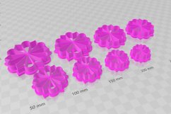 Clay Cutter STL File - Deco Flower 2 Clay Cutter Earring -Co Product Image 3