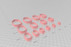 Pointed Oval 1 Earring Clay Cutter - Cookie Cutter STL Files Product Image 3