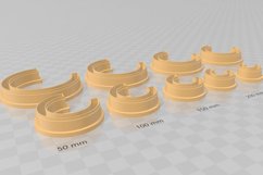 5mm Wide Circle Hoop Clay Cutter Earring -Cookie Cutter Product Image 3