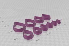 Clay Cutter STL File Teardrop Combo with loop add on 1- Earr Product Image 5