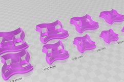 Wiggle Shapes Clay Cutter - Cookie Cutter STL File Product Image 8
