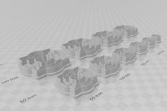 Clay Cutter STL File Moroccan Quatrefoil Donut 2 - Earring D Product Image 3