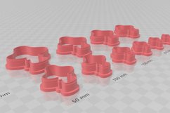 Mushroom 1 Earring Clay Cutter - Cookie Cutter Product Image 4