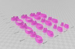 Clay Cutter STL File - LOTUS PEARL COMBO 3 Product Image 3