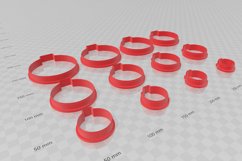 Christmas Bauble 2Clay Cutter - Cookie Cutter STL File Product Image 3