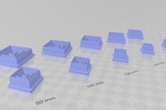 Geometric Diamond 3 Clay Cutter - Cookie Cutter STL File Product Image 3