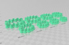 Eye 3 Clay Cutter - Cookie Cutter STL Product Image 3