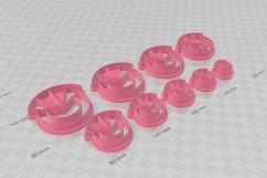 Clay Cutter STL File Geo Circle 2- Modern Earring Digital F Product Image 2