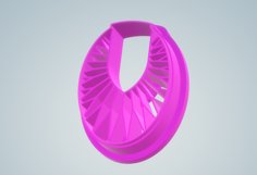 Clay Cutter STL File Oval Diamond 1 - Earring Digital File D Product Image 4