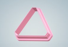Clay Cutter STL File Corner Cut Triangle - Modern Earring Di Product Image 4