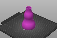 Bottle Wobble Vase 1 STL File - Digital Download -5 Sizes- H Product Image 3