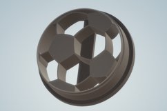 Clay Cutter STL File Soccer- Sports Earring Digital Fil Product Image 4